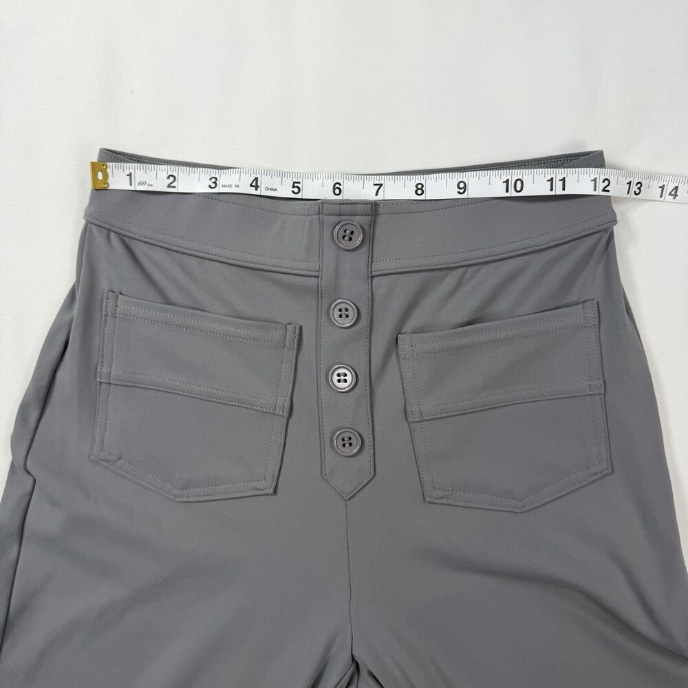 Halara DayStretch High Waisted Pockets Straight Leg Casual Pants Size XS Gray - Picture 6 of 9